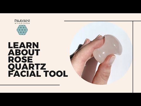 Rose Quartz Facial Tool | Ayurvedic Massage Stone