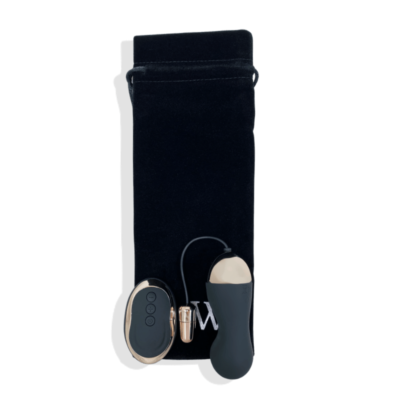 Proserpina - Black Bullet Egg Vibrator & Ben Wa Balls With a Remote Control