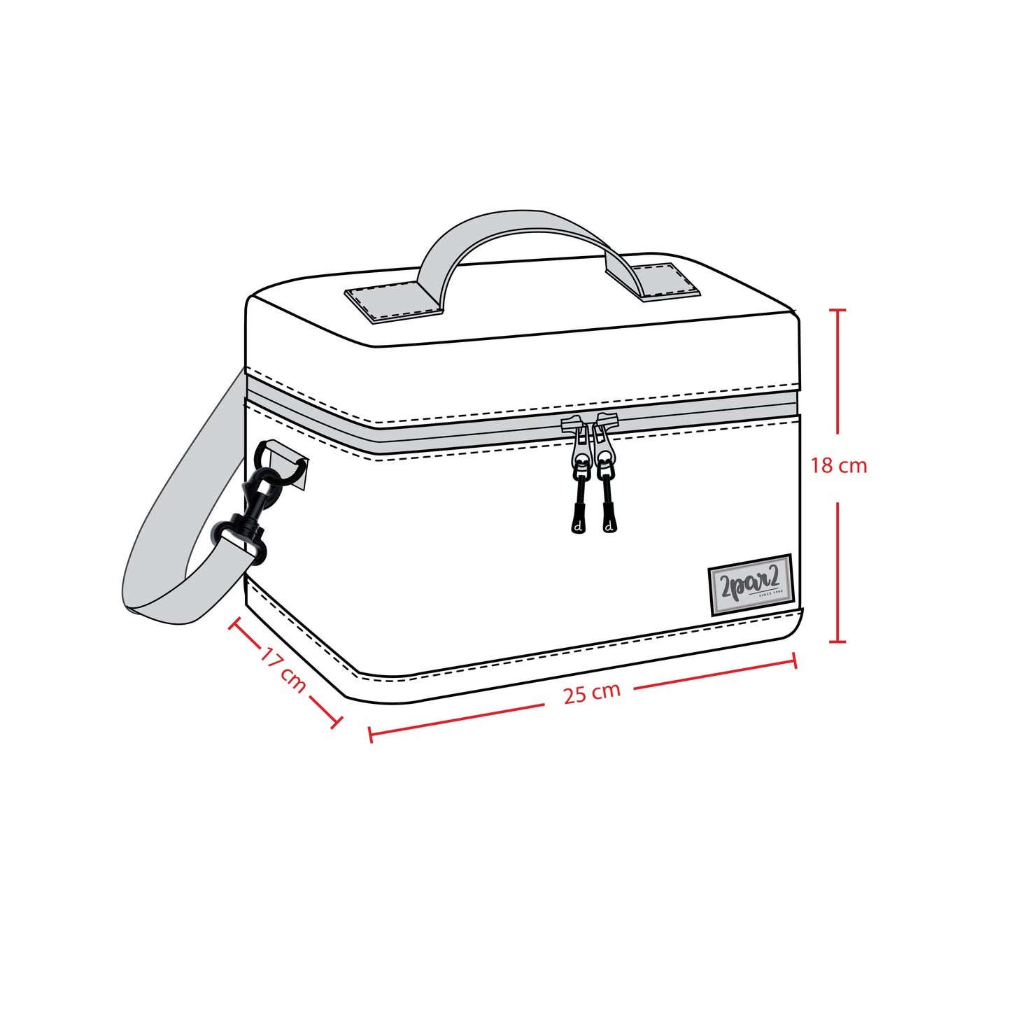 Lunch Box Green Cat Print