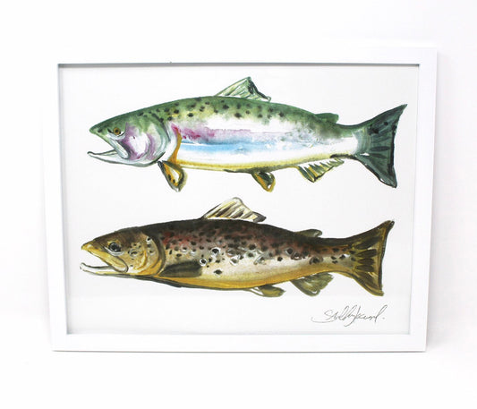 Trout Fish Art Print