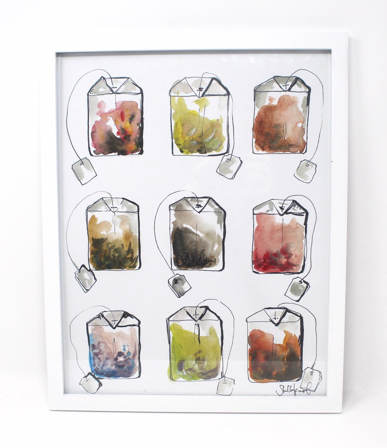 Tea For You and Me Print, 11x14, Home Decor, Food Art, Tea Artwork